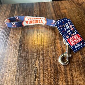 Virginia Cavaliers Dog Seat Belt Restraint - Small, Adjustable, Collegiate